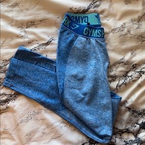 SOLD NWOT Blue gymshark flex leggings!